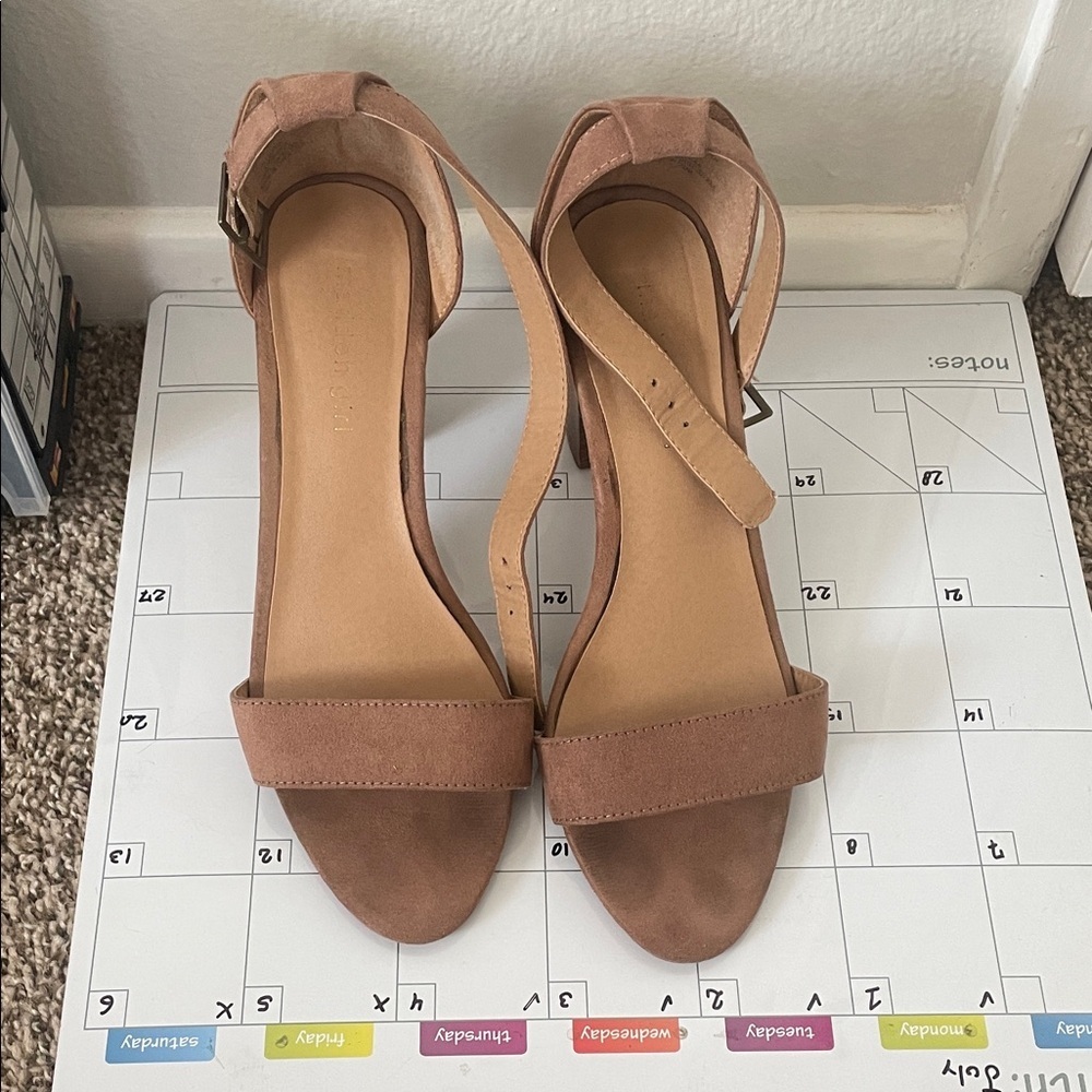 Madden Girl Tan Strappy Sandals